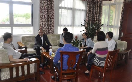 中國農(nóng)業(yè)節(jié)水和農(nóng)村供水技術(shù)協(xié)會現(xiàn)代管業(yè)專業(yè)委員會秘書長周川一行到公司調(diào)研