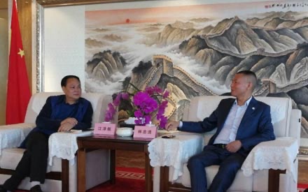 四川森普公司董事長江澤佩專程拜訪四川省一帶一路 促進(jìn)會林忠清會長