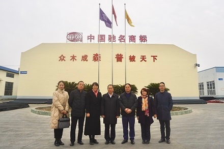 中國塑協(xié)理事長王占杰一行赴公司視察指導(dǎo)工作