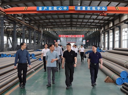 旌陽(yáng)區(qū)委書(shū)記謝斌一行到公司調(diào)研 助力企業(yè)發(fā)展